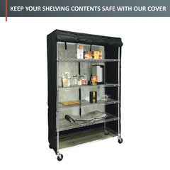 Storage Shelving Unit Cover fits racks 36W x 18D 72H in