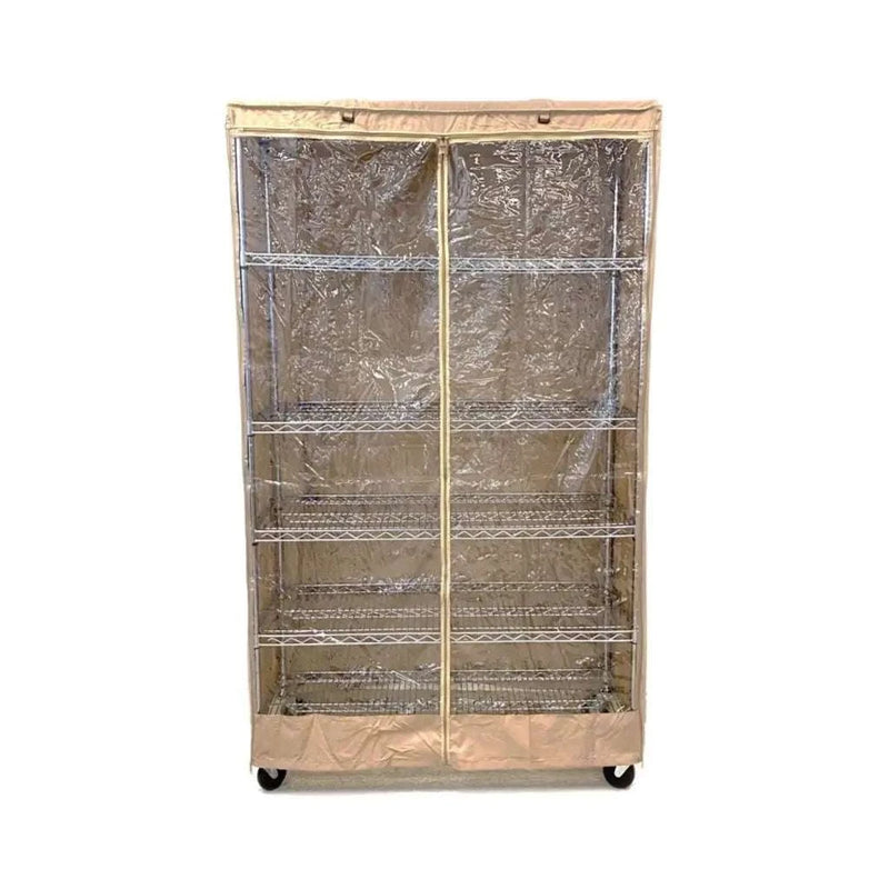 Wire Rack Shelving Covers - Clear Front Panel for Easy Storage View ...
