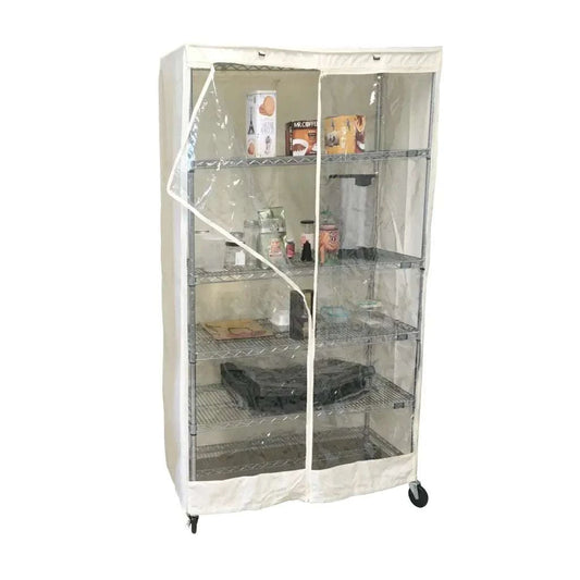 Storage Shelving Unit Cover fits racks 36W x 18D 72H one