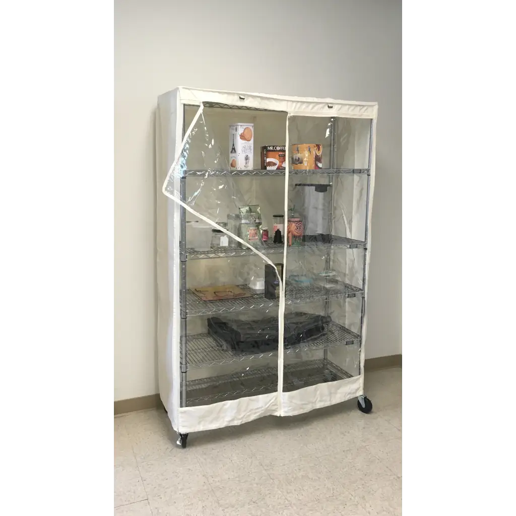 Storage Shelving Unit Cover fits racks 36W x 18D 72H one