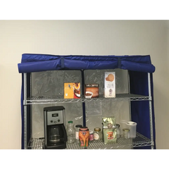 Storage Shelving Unit Cover fits racks 36W x 18D 72H one