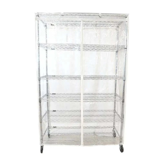 Storage Shelving Unit Cover fits racks 48 W x 24 D 72 H All