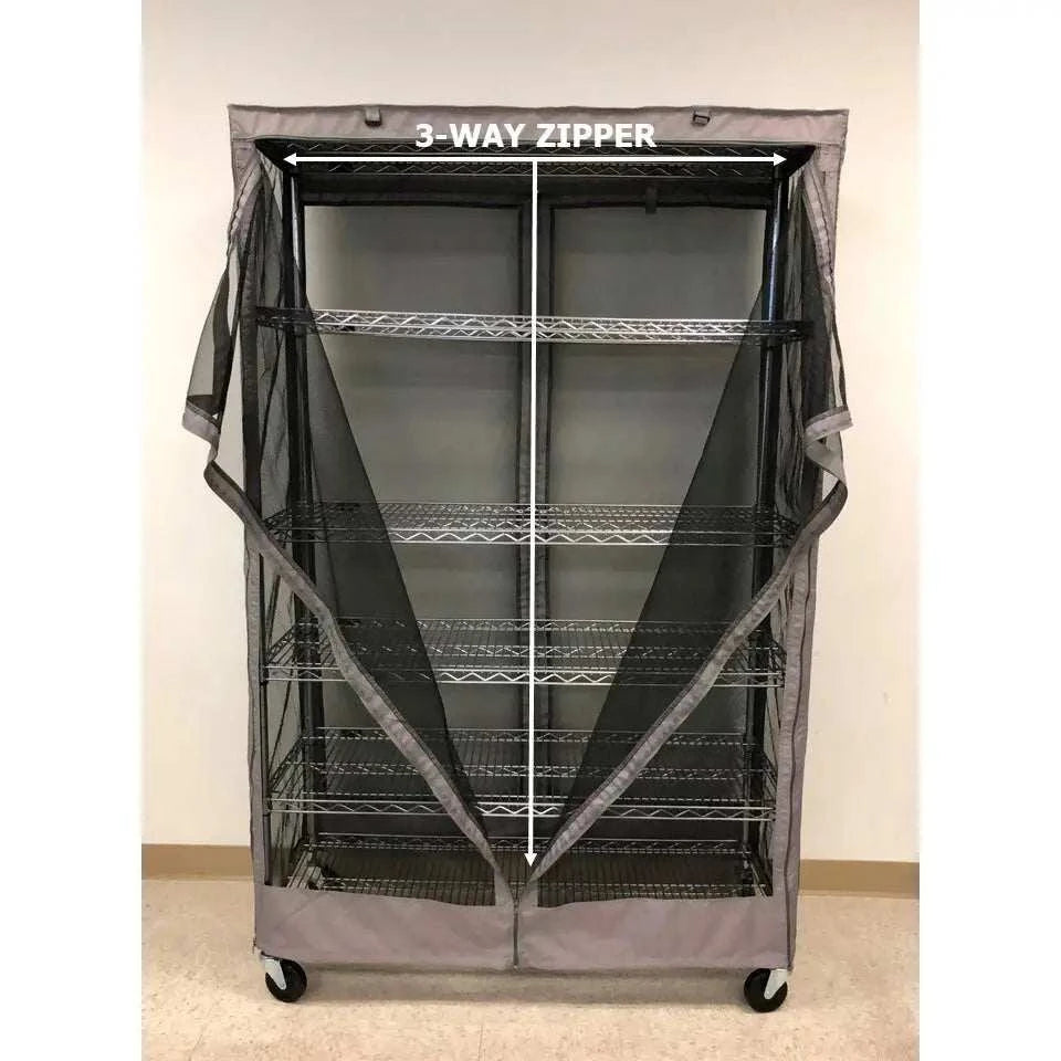 Storage Shelving Unit Cover fits racks 48W x 18D 72H All