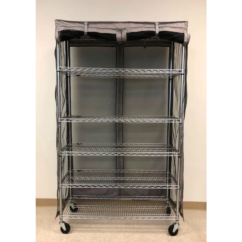 Storage Shelving Unit Cover fits racks 48W x 18D 72H All