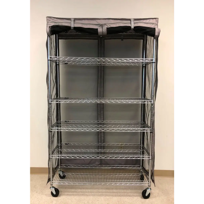 Storage Shelving Unit Cover fits racks 48W x 18D 72H All