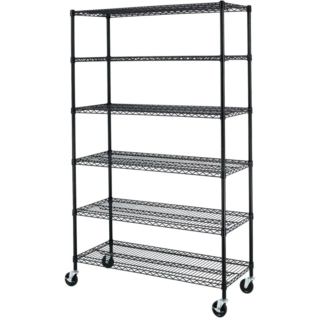 Storage Shelving Unit Cover fits racks 48W x 18D 72H all see