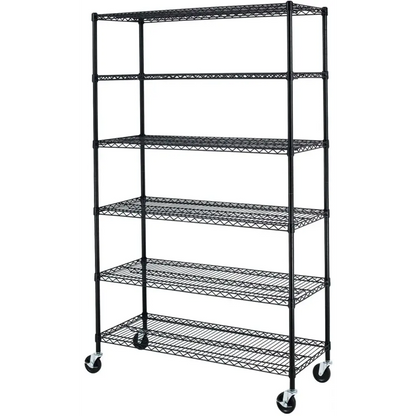 Storage Shelving Unit Cover fits racks 48W x 18D 72H all see