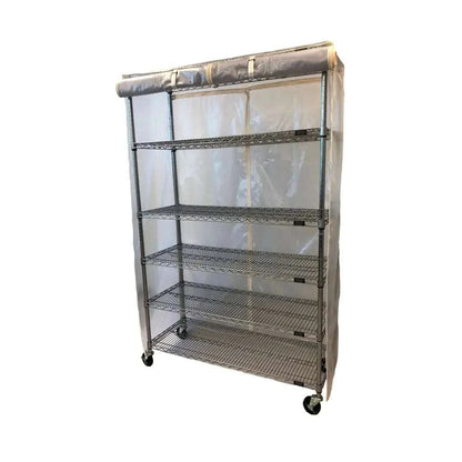 Storage Shelving Unit Cover fits racks 48W x 18D 72H all see