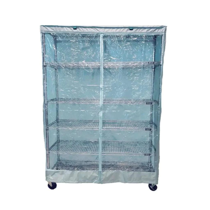 Wire Rack Shelving Covers - Clear Front Panel for Easy Storage View ...
