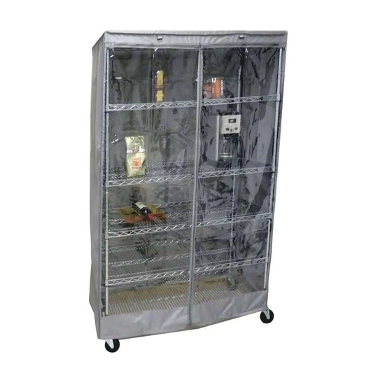 Storage Shelving Unit Cover fits racks 48W x 24D 72H one