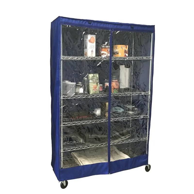Storage Shelving Unit Cover fits racks 48W x 24D 72H one
