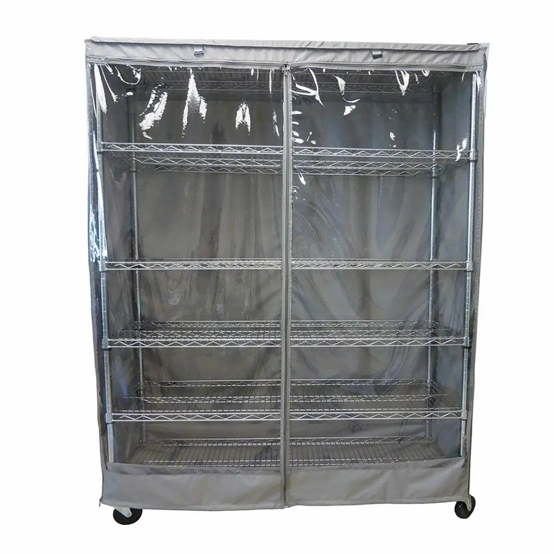 Storage Shelving Unit Cover fits racks 60 W x 18D 72H one