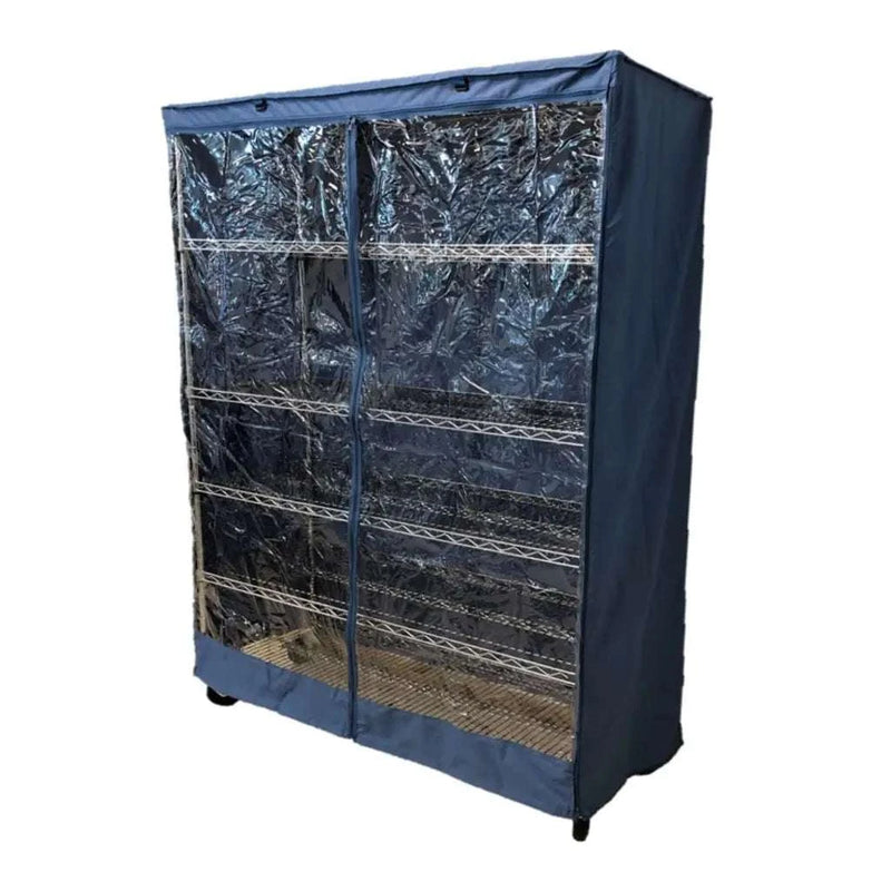 Open Racks Mesh Covers Wire Rack Shelving Covers - Clear Front Panel for Easy Storage View ...