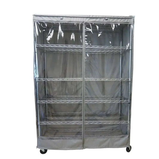 Storage Shelving Unit Cover fits racks 60W x 24D 72H one