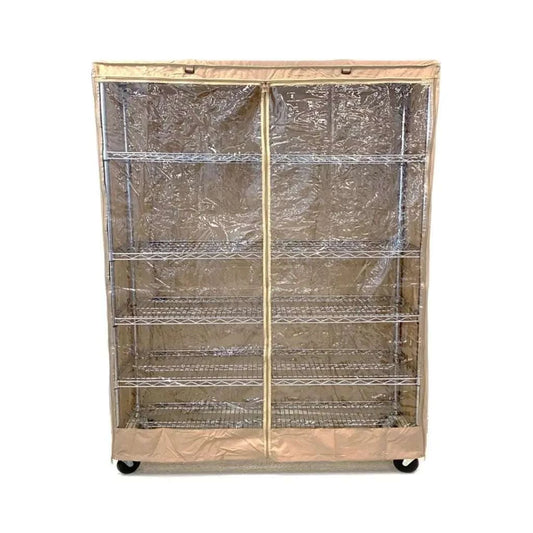 Storage Shelving Unit Cover fits racks 60W x 24D 72H one