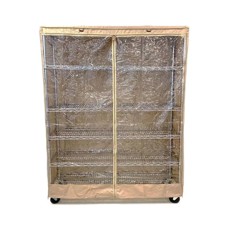 Factory Rack Covers Wire Rack Shelving Covers - Clear Front Panel for Easy Storage View ...