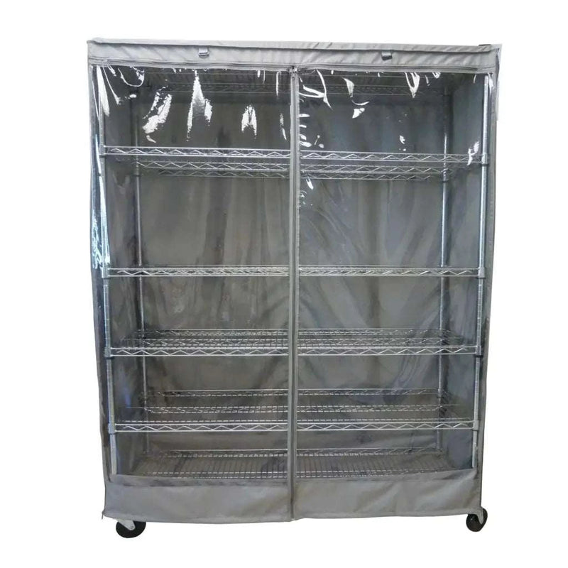 Charcoal Grey Wire Rack Shelving Cover | 72x18x72 | Formosa | Formosa ...
