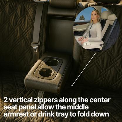 XX-Large Pet Seat Cover For Truck, Van or Large SUV 62"W Black - Formosa Covers