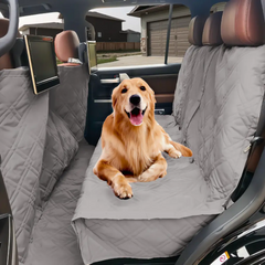 X-Large Car Seat Cover For Dogs and Pets 56W Grey - Covers |