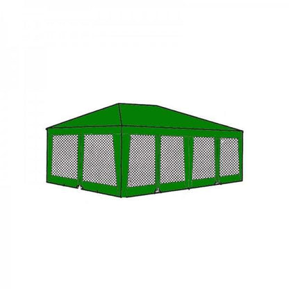 12ft x 15ft Screen House Replacement Fabric Skin in Hunter Green - Formosa Covers